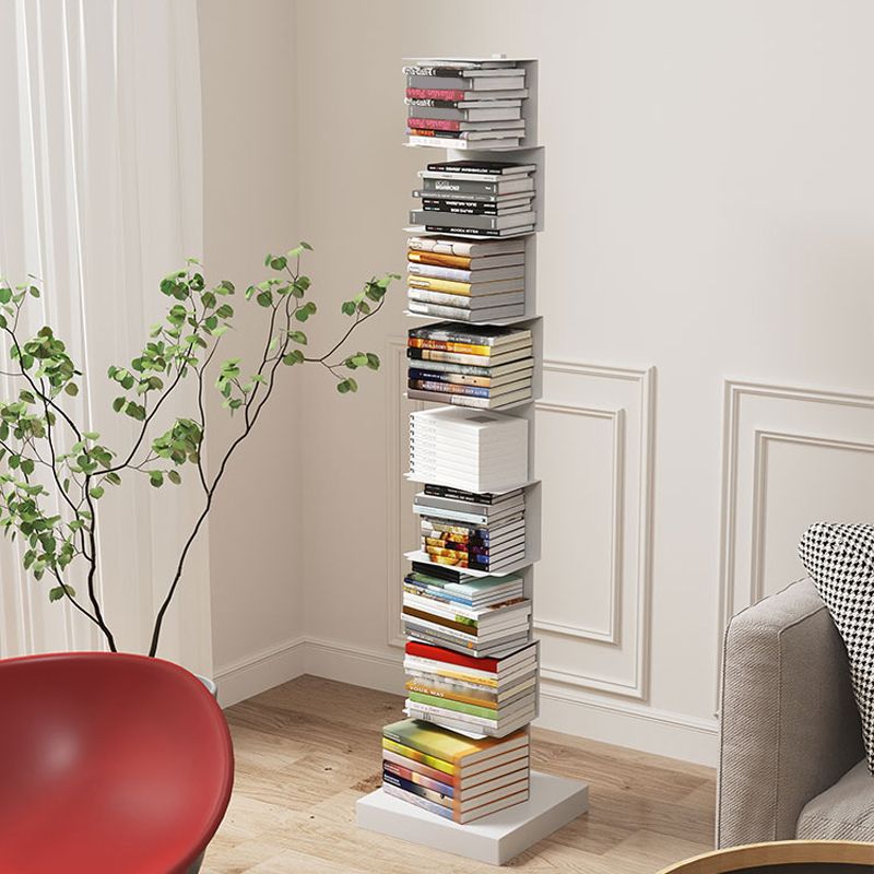 Contemporary Corner Bookcase Geometry Vertical Bookshelf for Living Room Clearhalo 'Bookcases' 'furn' 'furn_bookcases' 'Furniture' 'furniture_bookcases' 'Office Furniture' 1200x1200_66c097da-bb6b-45ff-b646-f3fb3c9a1bf1