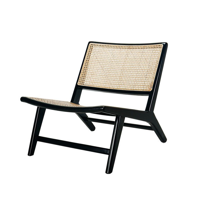 Leather Woven Back Chair Basic Four Leg Lounge Chair for Living Room Clearhalo 'Accent Chairs' 'accent_chairs' 'Chairs & Seating' 'furn' 'furn_accent_chairs' 'Furniture' 'Living Room Furniture' 1200x1200_66c51eac-b9e5-4bf0-9c8e-ad364130573e