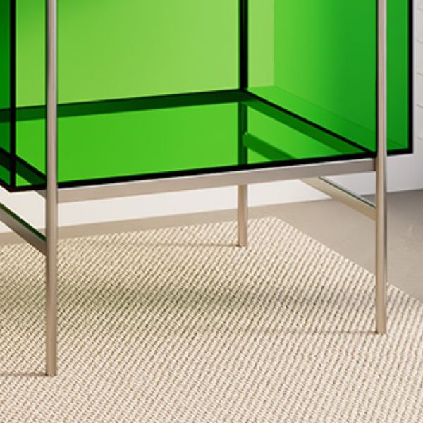 Contemporary Closed Back Standard Bookshelf Acrylic Bookcase with Shelves for Study Room Clearhalo 'Bookcases' 'furn' 'furn_bookcases' 'Furniture' 'Office Furniture' 1200x1200_66c5ef96-c25b-4b5e-818d-c330f03ddc16