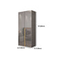 Contemporary Style Wood Wardrobe Gray Colour 1-Drawer Wardrobe Closet for Home Clearhalo 'Armoires & Wardrobes' 'armoires_wardrobes' 'Bedroom Furniture' 'furn' 'furn_armoires_wardrobes' 'Furniture' 1200x1200_66c97e23-8925-41e7-9384-27d5e91fe9f0