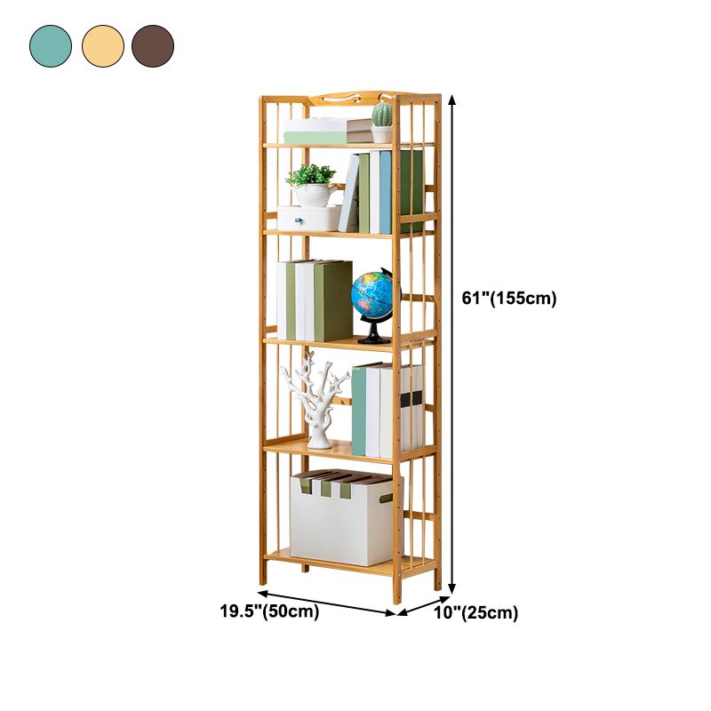 Libreria di legno rettangolo in legno moderno libreria