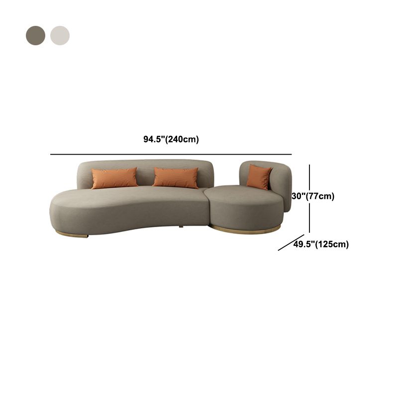 Contemporary 33.5" H Faux Leather Armless Sofa For Living Room