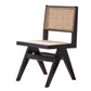 Contemporary Side Chair Wood Open Back Dining Room Chair for Dining Room