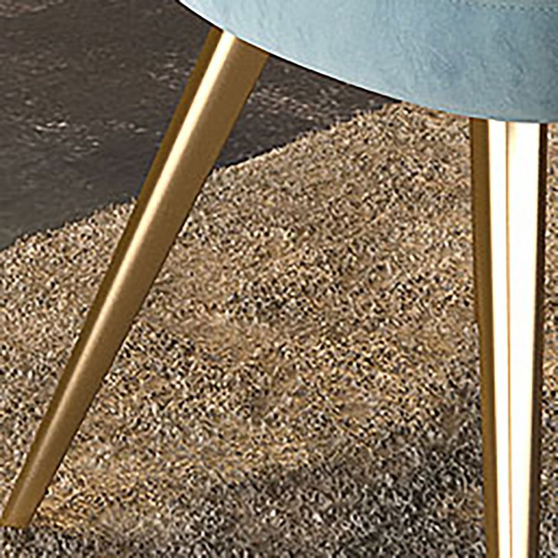 Glam Metal Dining Arm Chair Upholstered Side Chairs for Home Use Clearhalo ' kitchen&dining_furn' 'Dining Chairs' 'Dining Tables & Seating' 'dining_chair' 'furn' 'furn_dining_chair' 'Furniture' 'furniture_dining_chair' 'Kitchen & Dining Furniture' 'kitchen' 1200x1200_66d0f792-6faf-419e-b896-1c5aa00a2047