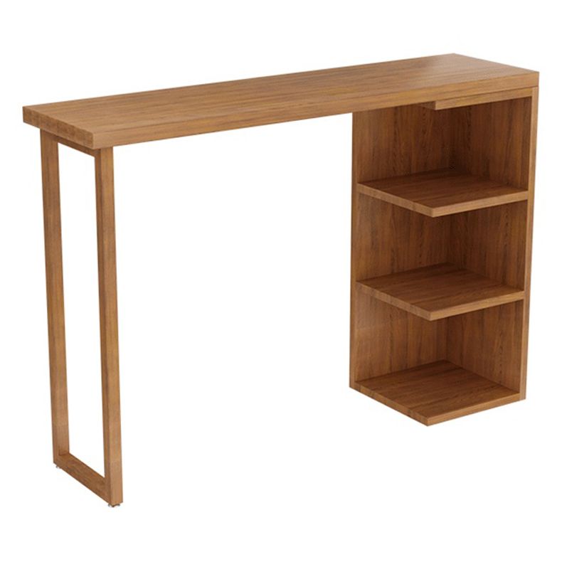 Pine Wood Bar Dining Table Modern Bar Dining Table with Sled Base Clearhalo 'Bar Furniture' 'Bar Tables' 'bar_tables' 'furn' 'furn_bar_tables' 'Furniture' 'furniture_bar_tables' 'Kitchen & Dining Furniture' 1200x1200_66d21387-4448-4152-9ed1-5ac1c3579edf