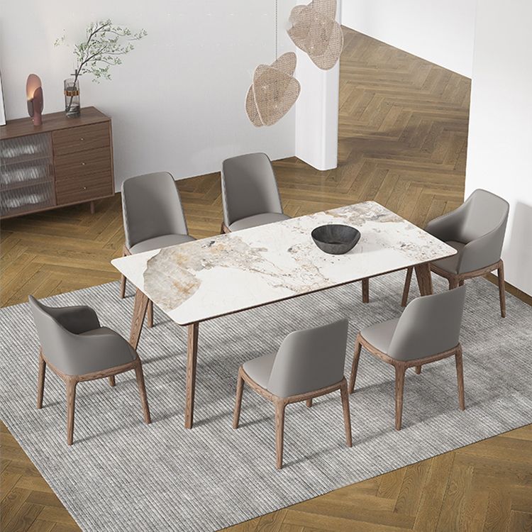 1/4/5 Pcs Sintered Stone Dining Room Set Dining Room Table and Chair Set Clearhalo 'Dining Room Sets' 'Dining Tables & Seating' 'dining_room_set' 'furn' 'furn_dining_room_set' 'Furniture' 'furniture_dining_room_set' 'Kitchen & Dining Furniture' 1200x1200_66d2920f-c1e4-48c8-9772-500b93e3b208