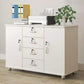 Nordic Style Cabinet Wood with Lock and Storage Lateral File Cabinet Clearhalo 'Filing Cabinets' 'filling_cabinets' 'furn' 'furn_filling_cabinets' 'Furniture' 'Office Furniture' 1200x1200_66d82f2b-478c-4014-9c54-1d78de23cce3
