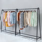 Moderne Style -Rack Metallic Free Standing Coat Rack mit Lagerregale