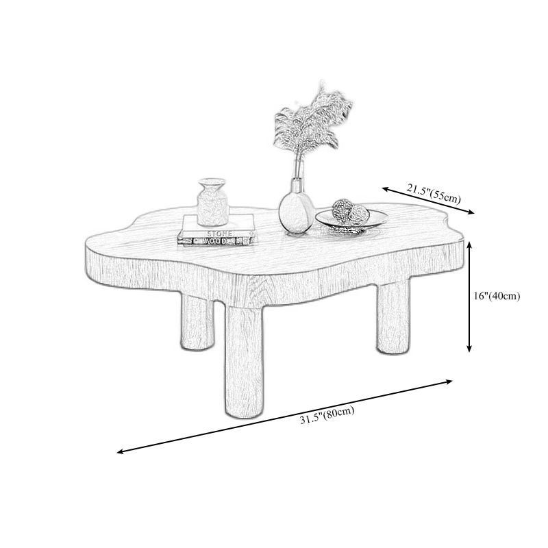 Geometric with Wood Accents Coffee Table Modern 1 Single Cocktail Table Clearhalo 'Coffee & Accent Tables' 'Coffee Tables' 'coffee_tables' 'furn' 'furn_coffee_tables' 'Furniture' 'furniture_coffee_tables' 'Living Room Furniture' 1200x1200_66dcc6a0-1992-4620-9d8f-d08f09477af1