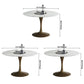 Modern Style Stone Dining Table Tulip Base Dining Site Table, for Dining Room Clearhalo ' dining_table' 'Dining Tables & Seating' 'Dining Tables' 'furn' 'furn_dining_table' 'Furniture' 'furniture_dining_table' 'Kitchen & Dining Furniture' 'kitchen&dining_furn' 'kitchen' 'kitchen_dining_table' 1200x1200_66dd1e8b-45c1-4be5-b811-ec93ce168ae0