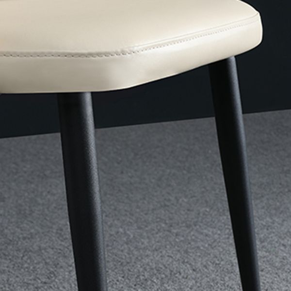 Home Scandinavian Side Chair Parsons Back Metal Upholstered Dining Room Chair Clearhalo ' kitchen&dining_furn' 'Dining Chairs' 'Dining Tables & Seating' 'dining_chair' 'furn' 'furn_dining_chair' 'Furniture' 'furniture_dining_chair' 'Kitchen & Dining Furniture' 'kitchen' 1200x1200_66ddadbc-170d-4f9b-866e-9dcfe6f765fa