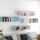 Iron Wall Mounted Bookshelf Industrial Closed Back Bookshelf Clearhalo 'Bookcases' 'furn' 'furn_bookcases' 'Furniture' 'furniture_bookcases' 'kitchen' 'kitchen_bookcases' 'Living Room Furniture' 'Office Furniture' 1200x1200_66ddc1dd-7207-40c7-aed0-4e27c1e0bf76