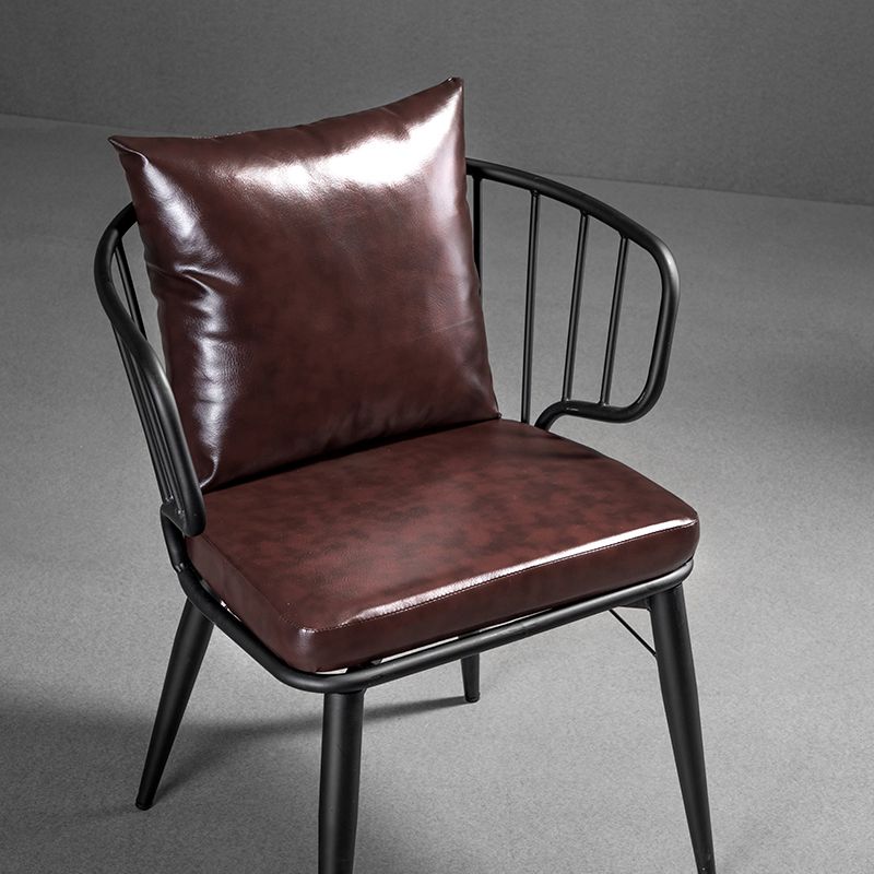 Solid Wood Dinette Set 1/2/3 Pcs Industrial Style Dining Set with Round Table