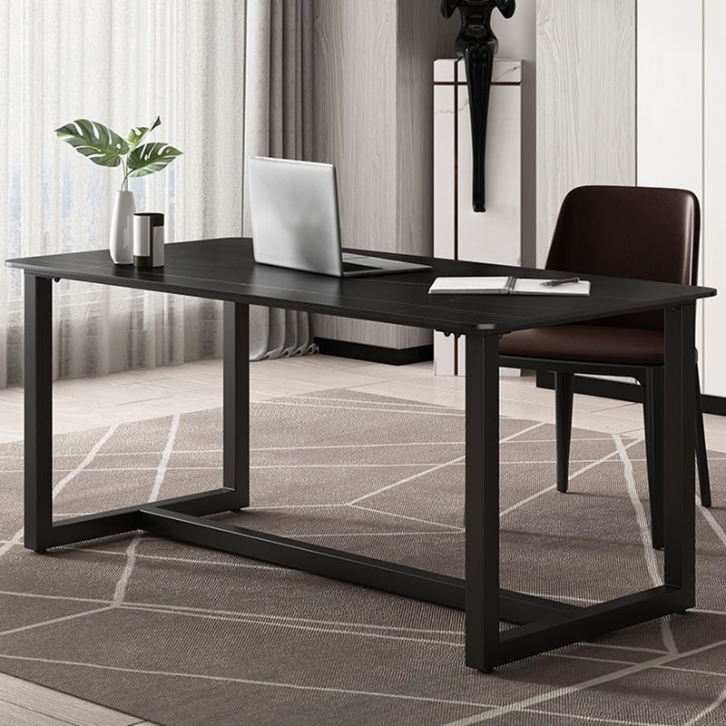 Desca da ufficio contemporanea rettangolo antico finitura di computer