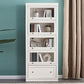 Contemporary Bookshelf With Doors Vertical Bookcase for Office Use Clearhalo 'Bookcases' 'furn' 'furn_bookcases' 'Furniture' 'furniture_bookcases' 'Office Furniture' 1200x1200_66e07d7c-bfec-4c12-b23d-9be49912602b