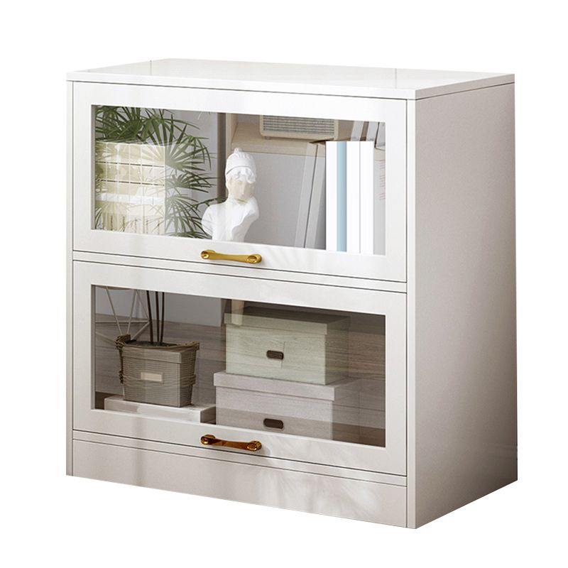 Modern Engineered Wood Bookshelf Standard Closed Back Bookcase