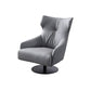 Reclinabile sedia alare in pelle incollata con poltrona da letto a gamba singola