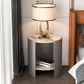 Tavolino moderno in pietra rotonda 19,69 "tavolo da fine 3 gambe alto con conservazione