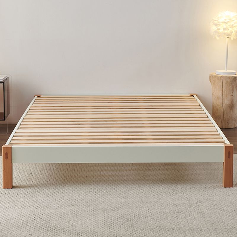 11,02 "High Oak Standard -Bett mit kundenspezifischen goldenen Beinen braunen Bett ohne Kopfteil