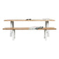 Rectangle Luxury Dining Table Double Pedestal Fixed Table with Solid Wood Clearhalo ' dining_table' 'Dining Tables & Seating' 'Dining Tables' 'furn' 'furn_dining_table' 'Furniture' 'furniture_dining_table' 'Kitchen & Dining Furniture' 'kitchen&dining_furn' 'kitchen' 'kitchen_dining_table' 1200x1200_66e804c2-3f0a-4290-98e7-1583cd71bee1