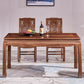 Traditional Style Solid Wood Dining Set with Fixed Rectangle Shape Table and 4 Legs Base Clearhalo 'Dining Room Sets' 'Dining Tables & Seating' 'dining_room_set' 'furn' 'furn_dining_room_set' 'Furniture' 'furniture_dining_room_set' 'Kitchen & Dining Furniture' 'kitchen&dining_furn' 'kitchen' 1200x1200_66ea397e-9e98-45c4-a222-fd5d9fdc3148