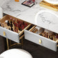 Adjustable Makeup Counter Lights Vanity Dressing Table with Drawer