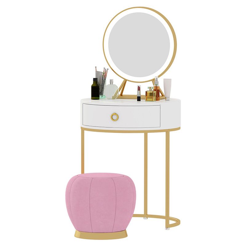 Glam Make-up Vanity 23.62 "tavoli da vanità larghi con 1 cassetto
