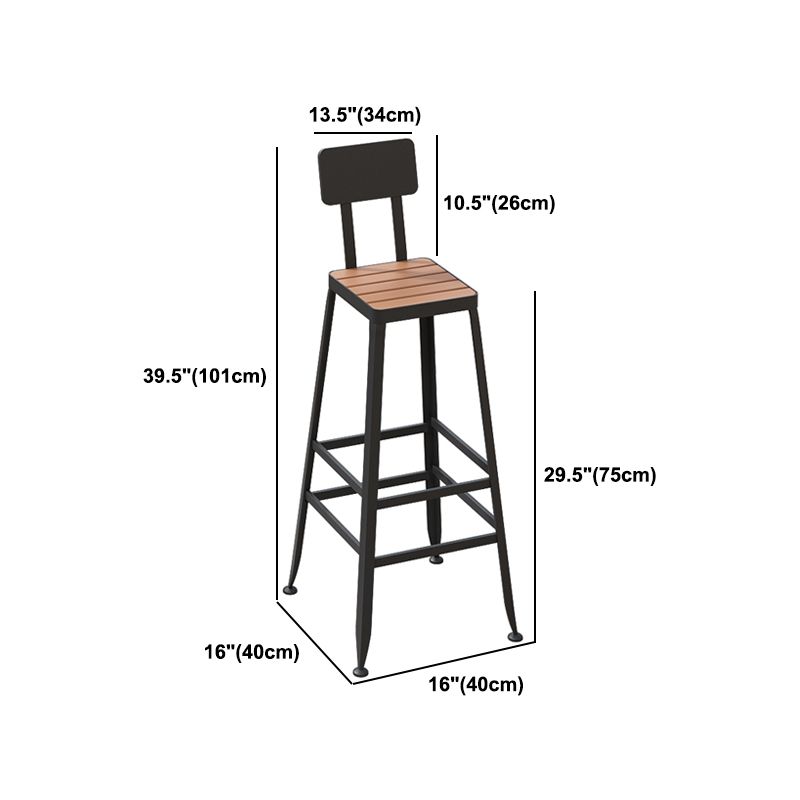 Ensemble de Table de Bar moderne 1/5 pièces, Table de comptoir rectangulaire en plastique et bois avec tabourets hauts