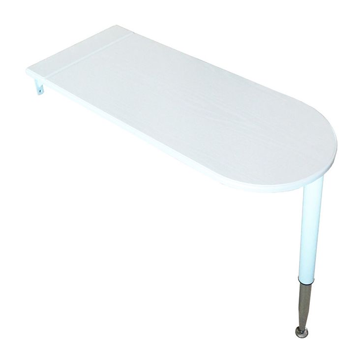 White Manufactured Wood Bistro Table Foldable Pub Table for Living Room Clearhalo 'Bar Furniture' 'Bar Tables' 'bar_tables' 'furn' 'furn_bar_tables' 'Furniture' 'Kitchen & Dining Furniture' 1200x1200_66ef78d6-1dd5-4664-974b-3f325e032c97