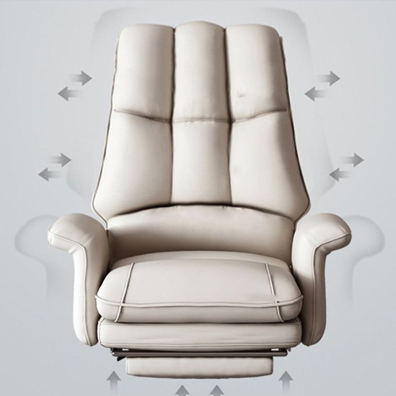 Silla ejecutiva de la silla ejecutiva ergonómica de cuero de cuero falso