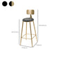 Modern Style Bar-stool Round Seat Counter Bar Stool with Metal Legs Clearhalo 'Bar Furniture' 'Bar Stools' 'bar_stools' 'furn' 'furn_bar_stools' 'Furniture' 'Kitchen & Dining Furniture' 1200x1200_66f0cc7b-e069-4ae2-80fd-a06b94d6682f