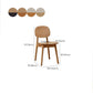 Solid Wood Dining Room Chairs Industrial Style Open Back Side Chair