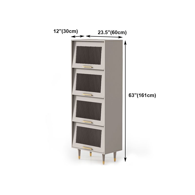 Champagne glam mdf buffet soggiorno armadi in vetro a buffet da pranzo