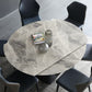 Foldable Round Sintered Stone Dining Table of 5/7 with Metal Base Nordic Dining Set for Restaurant Clearhalo 'Dining Room Sets' 'Dining Tables & Seating' 'dining_room_set' 'furn' 'furn_dining_room_set' 'Furniture' 'furniture_dining_room_set' 'Kitchen & Dining Furniture' 'kitchen&dining_furn' 'kitchen' 1200x1200_66f4e9d1-3f2c-4ea6-b740-61f9c0d8e36c