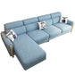 Modern 35.43 " H Blue Cotton Blend Square Arm Sofa & Chaise with Storage Clearhalo 'furn' 'furn_sectionals' 'Furniture' 'Living Room Furniture' 'Sectionals' 1200x1200_66f6ff81-4b4f-45a9-98a1-9460083fac06