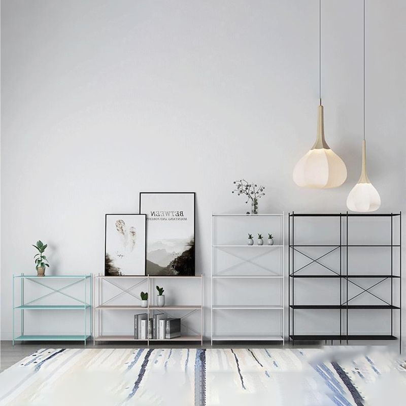 Libreria di archiviazione aperta rettangolo in metallo industriale