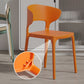 Minimalist Plastic Dining Armless Chair Colorful Wingback Side Chair Clearhalo 'Dining Chairs' 'Dining Tables & Seating' 'dining_chair' 'furn' 'furn_dining_chair' 'Furniture' 'furniture_dining_chair' 'Kitchen & Dining Furniture' 1200x1200_66f87cbb-b18e-4f48-8686-47a8edf6f855