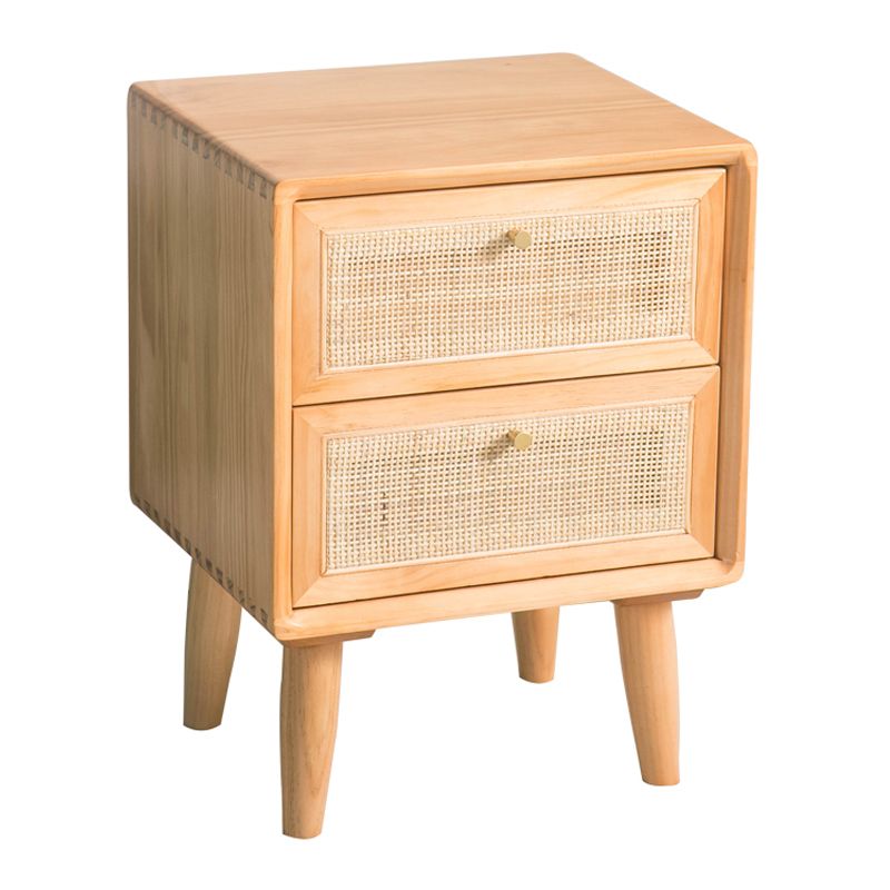 Rattan Bedside Table Modern Minimalist Night Table with Legs Clearhalo 'Bedroom Furniture' 'furn' 'furn_night_stand' 'Furniture' 'night_stand' 'Nightstands' 1200x1200_66f98709-2f48-4114-8ef0-7ff79fec6514
