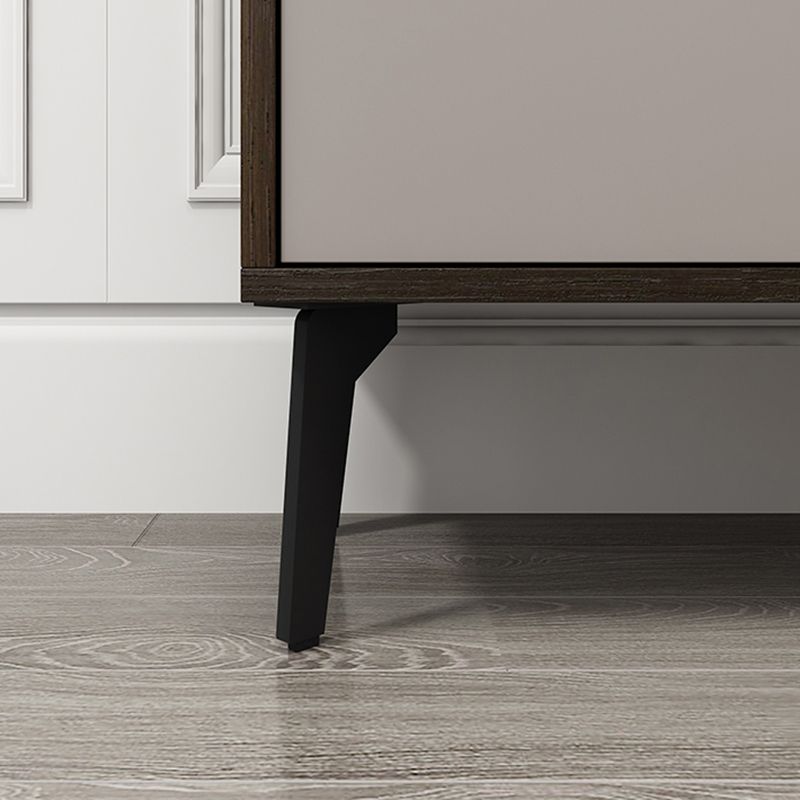 Stone Media Console TV Stand Modern TV Stand Console with 2 Drawers Clearhalo 'furn' 'furn_tv_stands_entertainment_centers' 'Furniture' 'Living Room Furniture' 'TV Stands & Entertainment Centers' 'TV Stands & Media Storage Furniture' 'tv_stands_entertainment_centers' 1200x1200_66fb63f3-08b7-4538-a3b7-7f2c66e65e5d