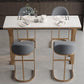 White Rectangle 1/2/3 Pieces Bar Stool and Table Set Indoor Glam Table and Stool Set Clearhalo 'Bar Furniture' 'furn' 'furn_home_bar_bar_sets' 'Furniture' 'Home Bars & Bar Sets' 'home_bar_bar_sets' 'Kitchen & Dining Furniture' 1200x1200_66fe8b14-6e29-4ad1-b9c6-d53bf8f99a7e