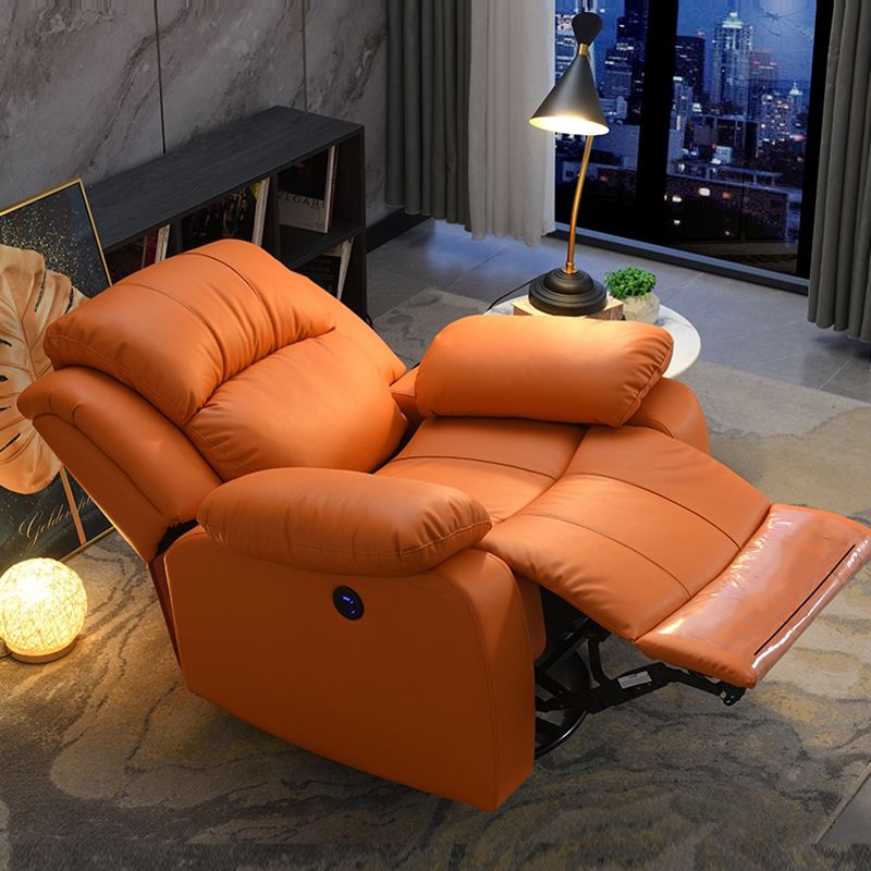 Manuale in pelle finta- Leva standard Recliner Metal Frame Recliner