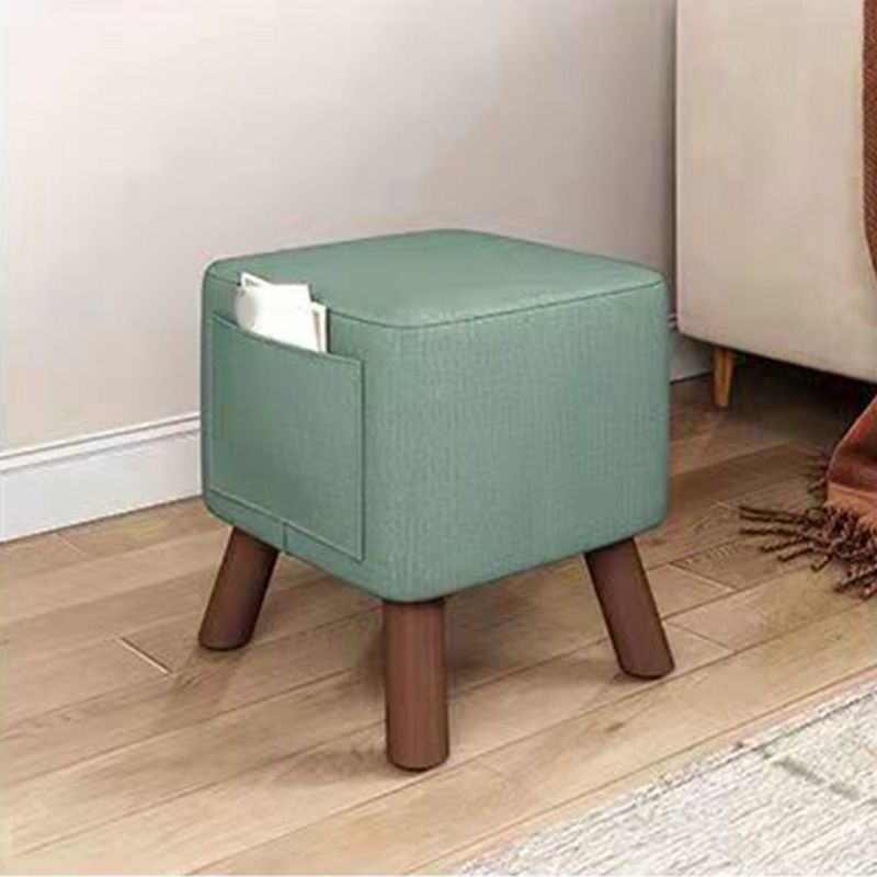 Modern Square Standard Pure Color Water Resistant Standard for Living Room Clearhalo 'furn' 'furn_ottomans_poufs' 'Furniture' 'Living Room Furniture' 'Ottomans & Poufs' 'ottomans_poufs' 1200x1200_6702ed8a-6d92-465c-a664-d7cc8f91e440