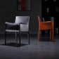 Faux Leather Modern Dining Chair Matte Finish Parsons Dining Arm Chair Clearhalo ' kitchen&dining_furn' 'Dining Chairs' 'Dining Tables & Seating' 'dining_chair' 'furn' 'furn_dining_chair' 'Furniture' 'furniture_dining_chair' 'Kitchen & Dining Furniture' 'kitchen' 1200x1200_6705f9dd-5dd4-45ce-9756-fb6c2b44c5c6