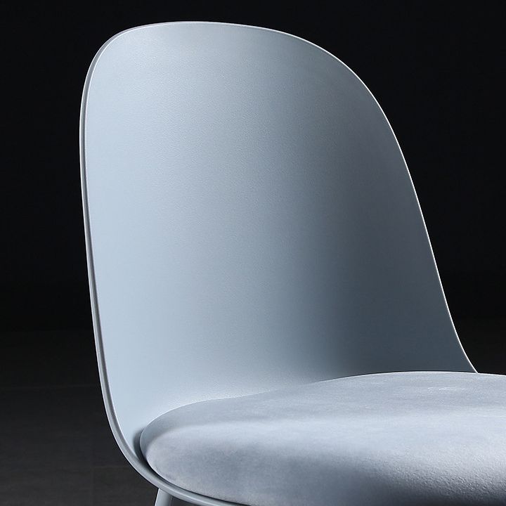 Scandinavian Plastic Restaurant Side Chair Matte Finish Parsons Dining Chair (Set of 4) Clearhalo ' kitchen&dining_furn' 'Dining Chairs' 'Dining Tables & Seating' 'dining_chair' 'furn' 'furn_dining_chair' 'Furniture' 'furniture_dining_chair' 'Kitchen & Dining Furniture' 'kitchen' 1200x1200_6706e09d-cae1-417b-9422-958db926386f