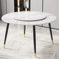 1/4/7 Pcs Metal Modern Dining Room Set with Round Table Dining Set Clearhalo 'Dining Room Sets' 'Dining Tables & Seating' 'dining_room_set' 'furn' 'furn_dining_room_set' 'Furniture' 'furniture_dining_room_set' 'Kitchen & Dining Furniture' 'kitchen&dining_furn' 'kitchen' 1200x1200_6707c916-b34d-462e-96d3-a93999097621