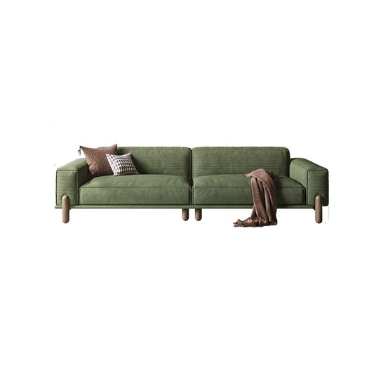 Moderner Stil Cordofa 30,7 "Hochquadrat -Arm -Sofa in Grün