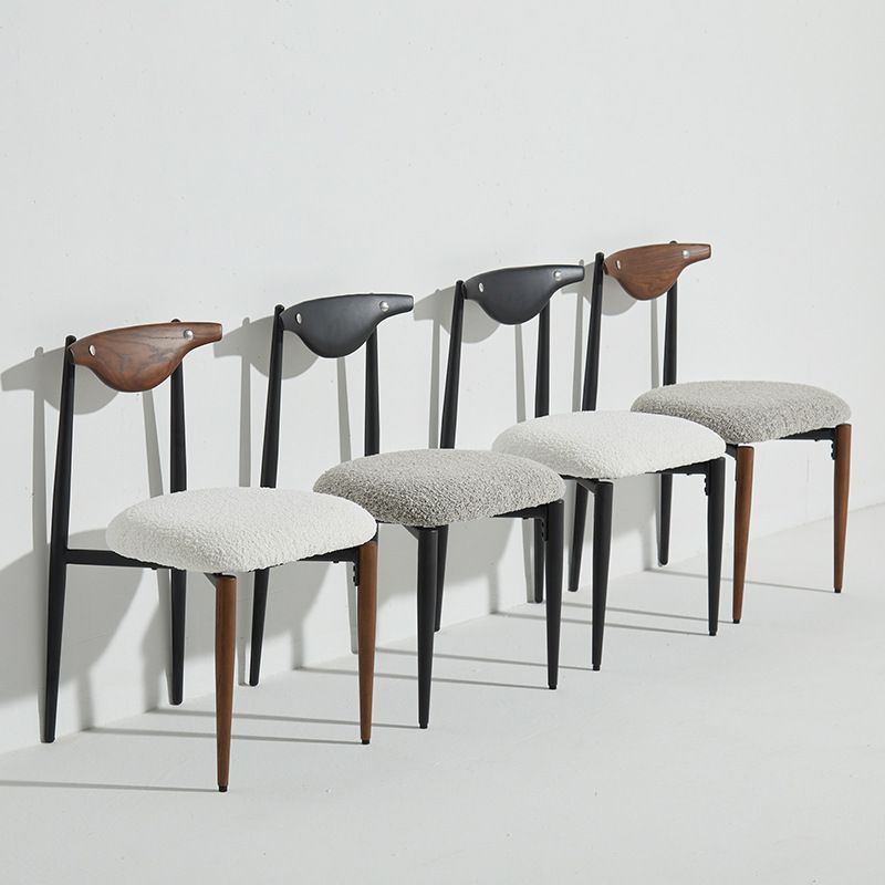 Industrial Style Armless Dining Chairs Solid Wood Open Back Chairs for Bedroom Clearhalo 'Dining Chairs' 'Dining Tables & Seating' 'dining_chair' 'furn' 'furn_dining_chair' 'Furniture' 'Kitchen & Dining Furniture' 1200x1200_670c039b-d9a9-454c-86ca-5169c7aaa676