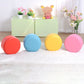 Pink Water Resistant Standard Round Solid Color PVC Modern Pouf