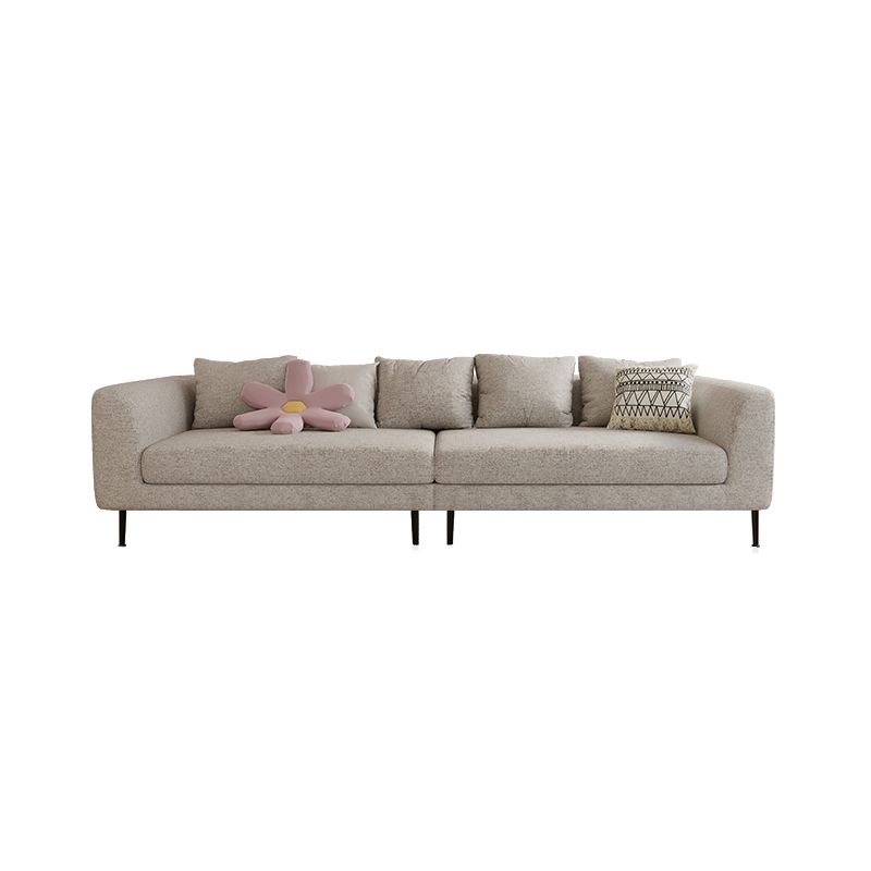Modern Cotton Square Arm Sofa Pillow Back Settee for Living Room Clearhalo 'furn' 'furn_sofas' 'Furniture' 'furniture_sofas' 'Living Room Furniture' 'Sofa' 'sofas' 1200x1200_67103426-c283-4e19-8ae5-fce6e43255f0