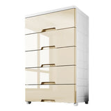 Lingerie Chest  Contemporary Plastic Chest with Drawers for Bedroom